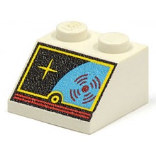 Part 3039p15 White Slope 45 2 x 2 with Space Display Pattern Part 3039p15 White Slope 45 2 x 2 with Space Display Pattern